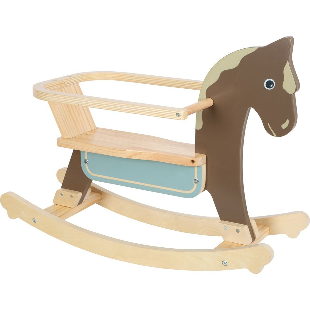 Keinuhevonen, jossa rengas small foot Keinuhevonen 12291