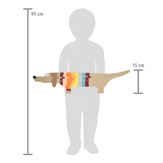 Bokstavhund-puslespill version 4