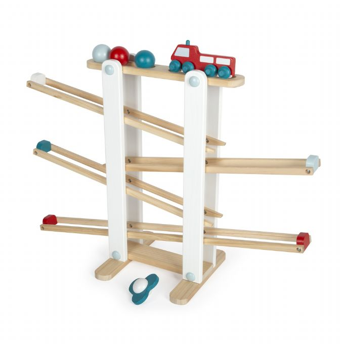 Kuglebane med bolde, bil og spinner version 2