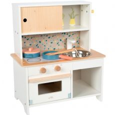 Lekekj�kken med terrazzo-design