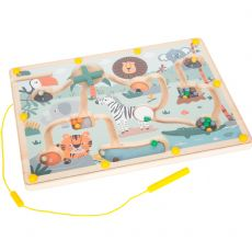 Magnetiskt labyrintspel i tr�