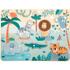 Dyrelyder Puslespill Safari