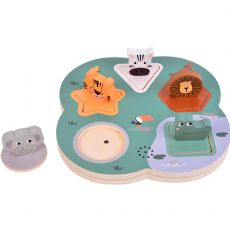 Safari-puslespill i tre