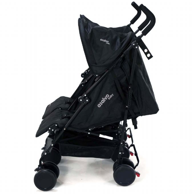 Twin Stroller Double River, musta version 4