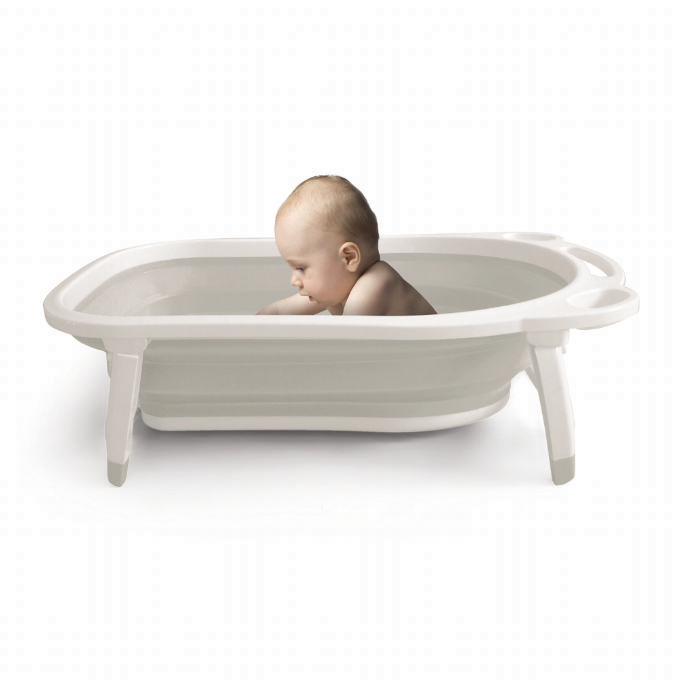Vauvan kokoontaitettava kylpyamme 80 cm, harmaa version 5