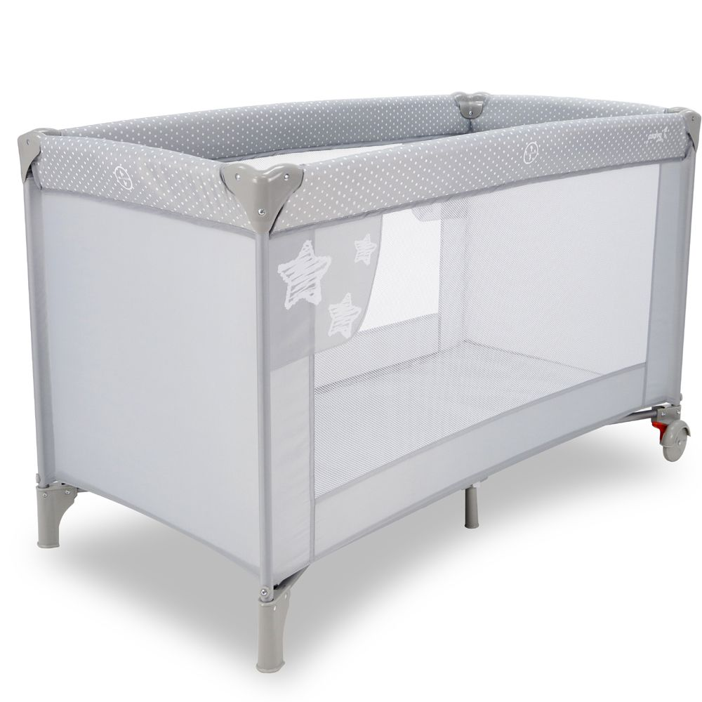 `Viikonloppusänky Baleares Tähtiä, Harmaa` Asalvo pinnasänky 18199