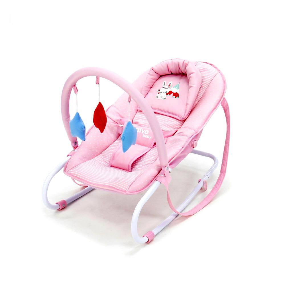 Skråstol Baby Kanin Tippi, Pink Asalvo Baby babyudstyr 18250