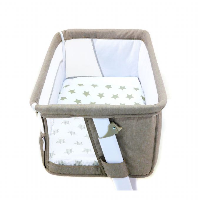 Bedside Crib, Melange Beige version 6