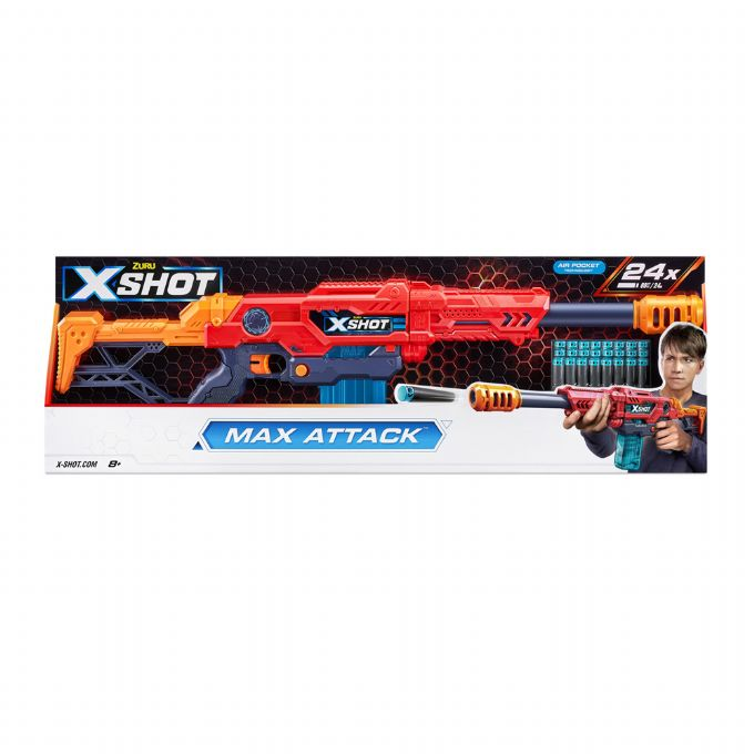 X-shot Excel Max Attack Foam Dart Blaster version 2