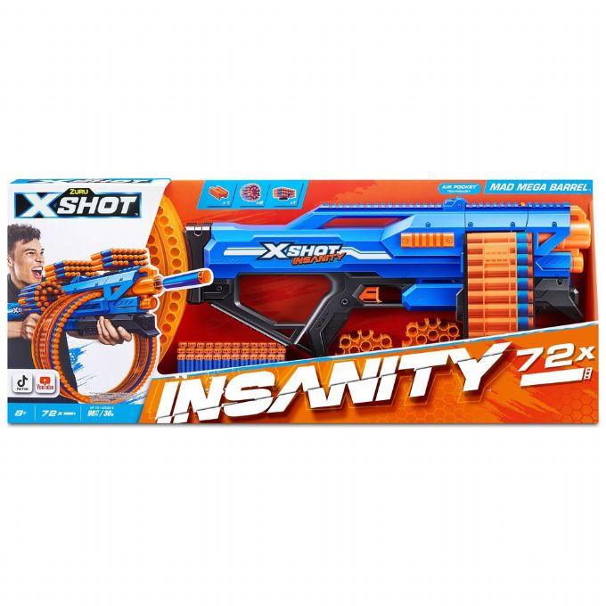 X-Shot Insanity Mad Mega Barrel Blaster version 2