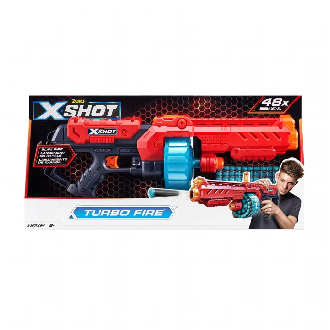 X-Shot Turbo Fire mit 48 Pfeil version 2
