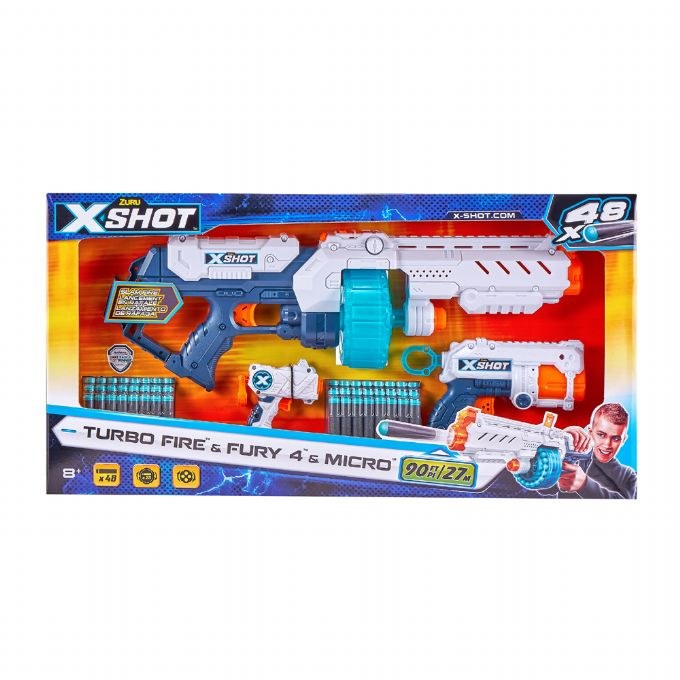 X-Shot Turbo Fire & Fury 4 version 2