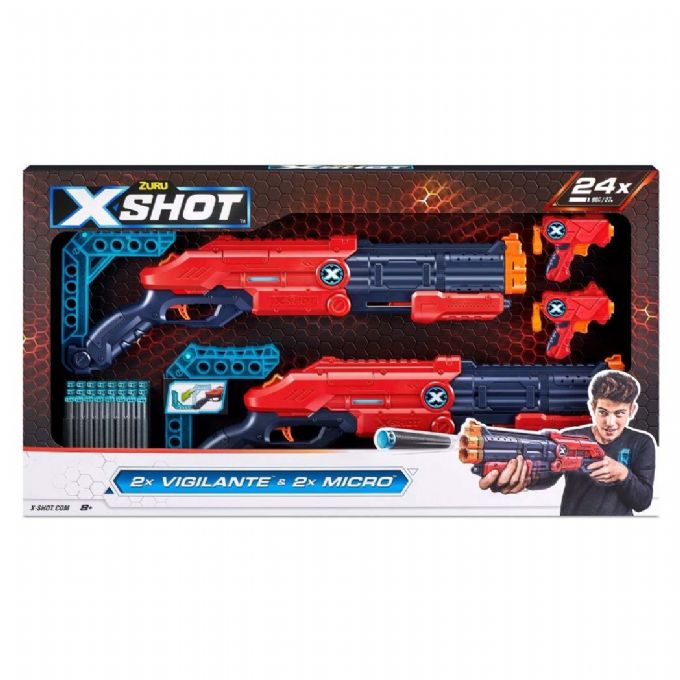 X-Shot Vigilante & Micro Gev�r Pack version 1