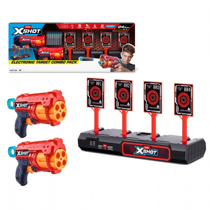 X-shot Elektronisk Skydeskive Combo Pack version 1