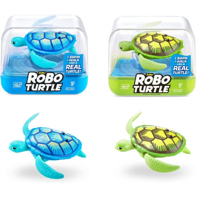 Robo Alive Robotskildpadde Bl� & Gr�n version 1