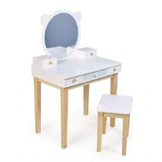 Children's furniture, makeup table with stool