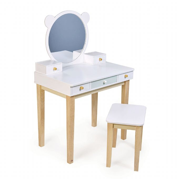 Children's furniture, makeup table with stool version 1