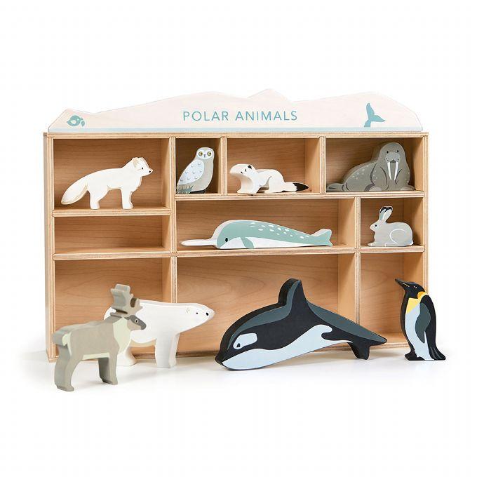 10 Polar animals made of wood version 1