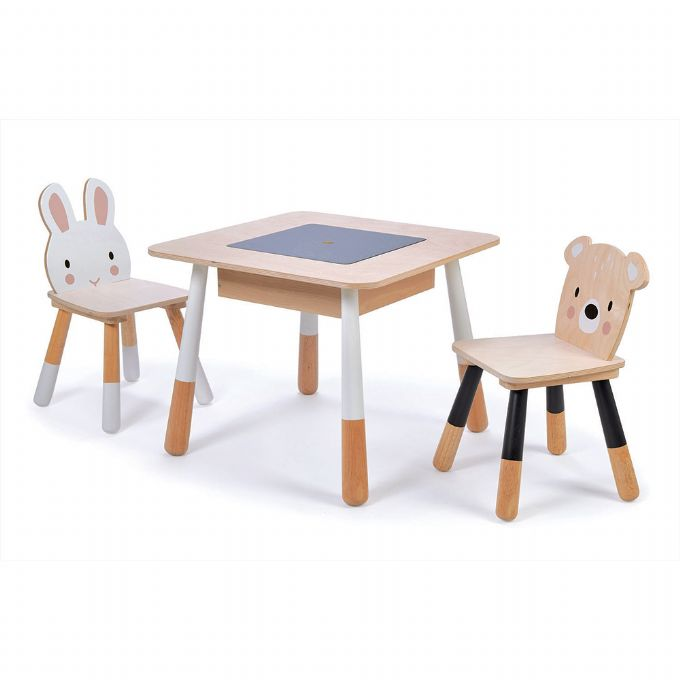 Children's furniture, Table with 2 chairs version 1