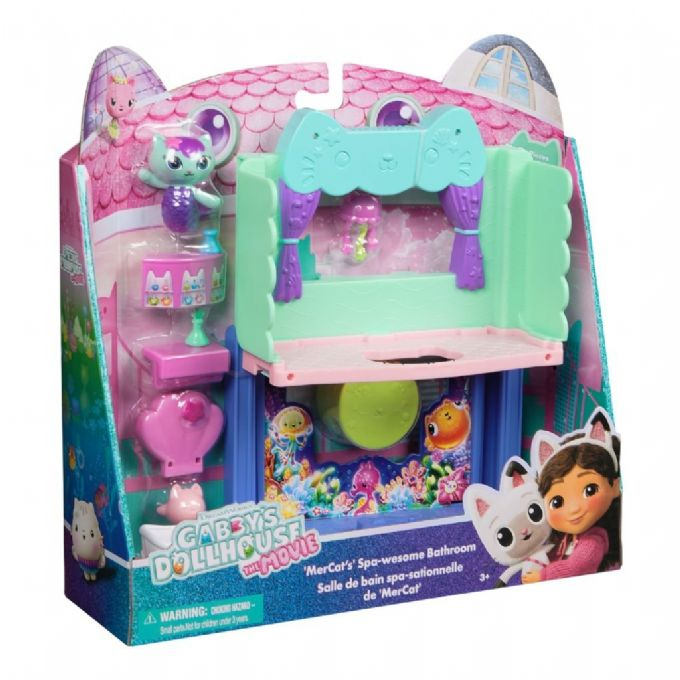 Gabbys Dollhouse Mercat -kylpyhuone version 2