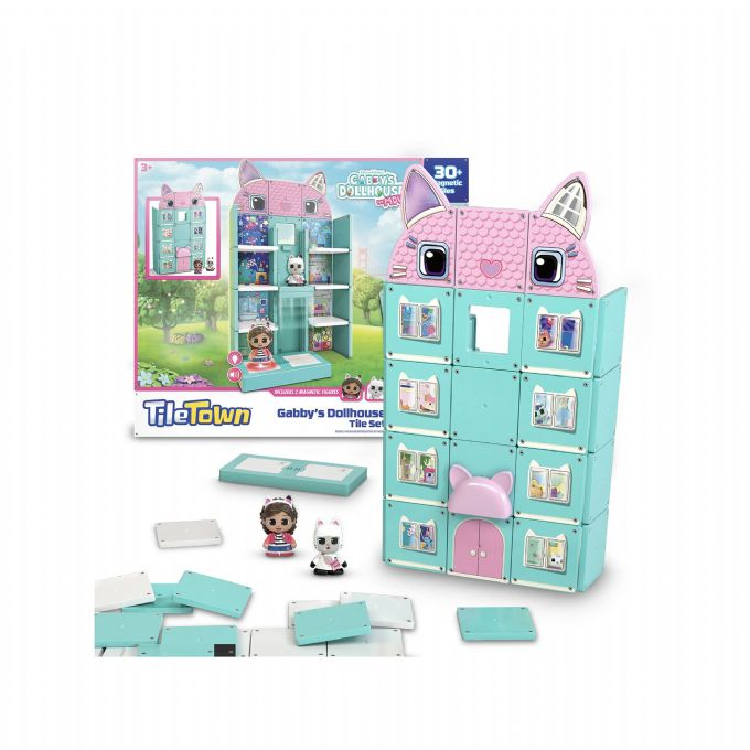 Gabbyn magneettinen leikkisetti Tile Town version 1