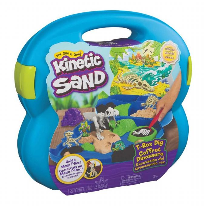 Kinetic Sand T-Rex Dino Kuffert version 2