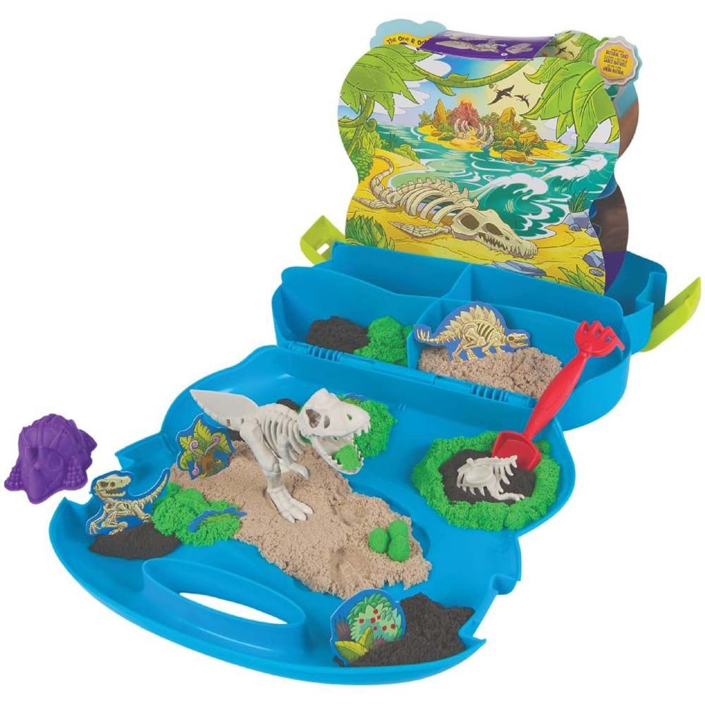 Kinetic Sand T-Rex Dino Kuffert