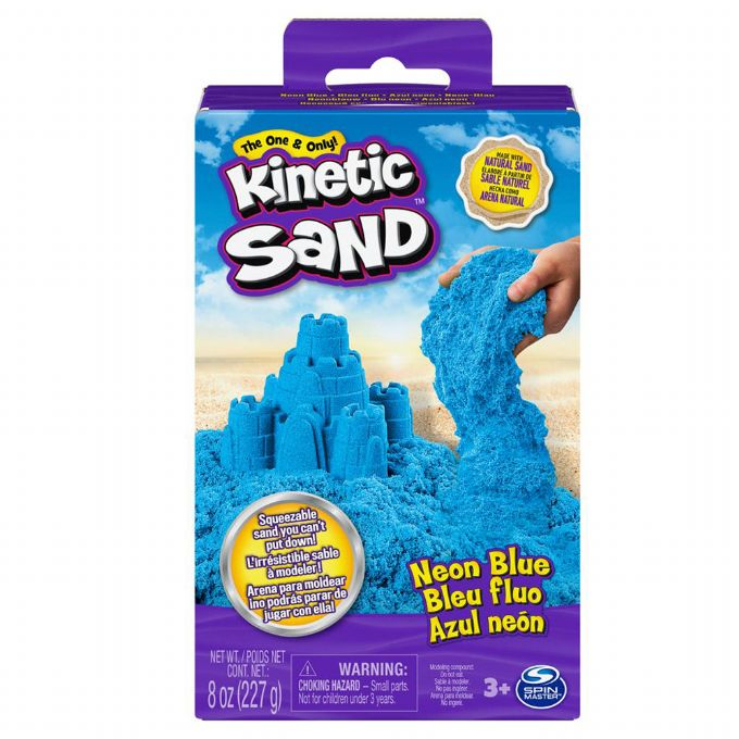 Kinetischer Sand Neonblau 227g version 1