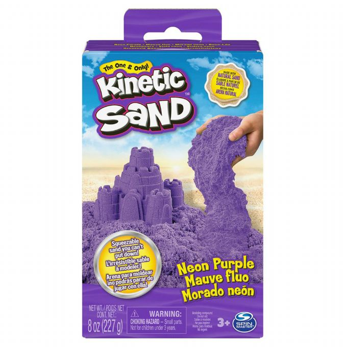 Kinetic Sand Neon Lila 227g version 1