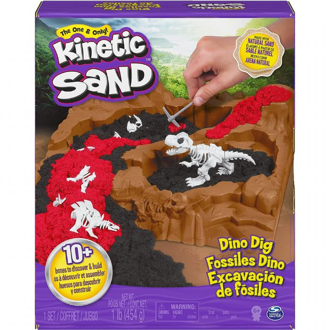 Kineettinen hiekka Dino Dig version 2
