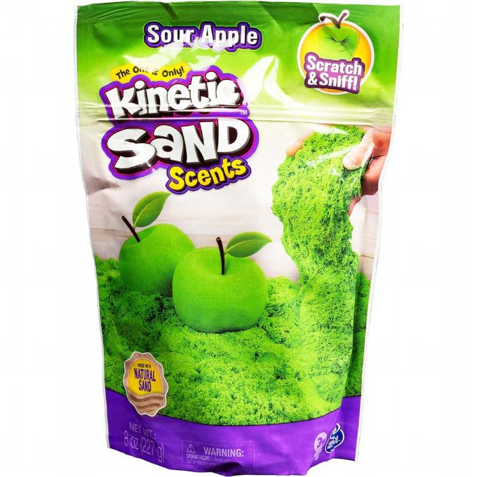 Kineettinen hiekka tuoksu vihre omena version 1