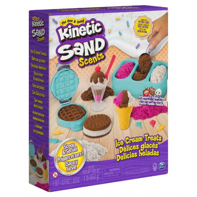 Kinetische Sand-Eiscreme-Lecke version 2