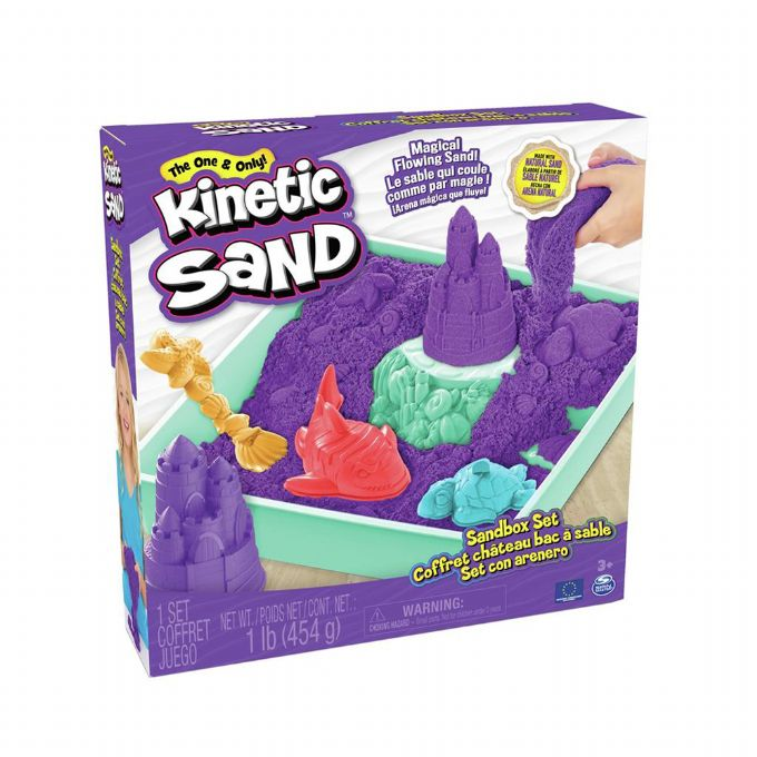 Kineettinen hiekkalaatikko violetti version 2