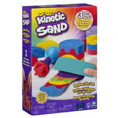Kinetic Sand regnbuest, 3 farver.