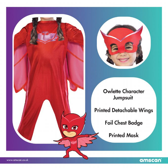 Pyjamasheltene Owlette kostume 98-104 cm version 3