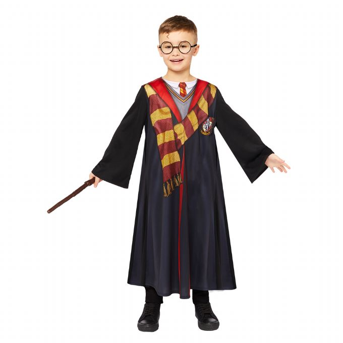 Harry Potter kostym med tillbehr 140 cm version 1