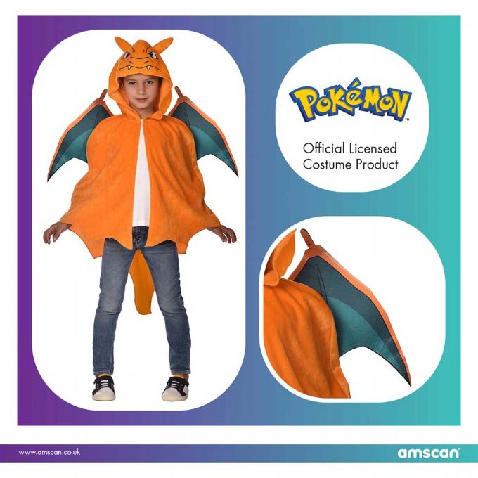 Charizard children's costume 3-7 years version 5