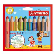 3in1 colored pencils, 10 colours