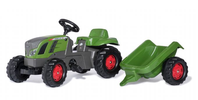 Rollykid fendt 516 m. henger Rolly toys traktor 13166