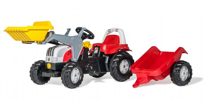 RollyKid Steyr Traktor med frontlaster Rolly Toys 23936