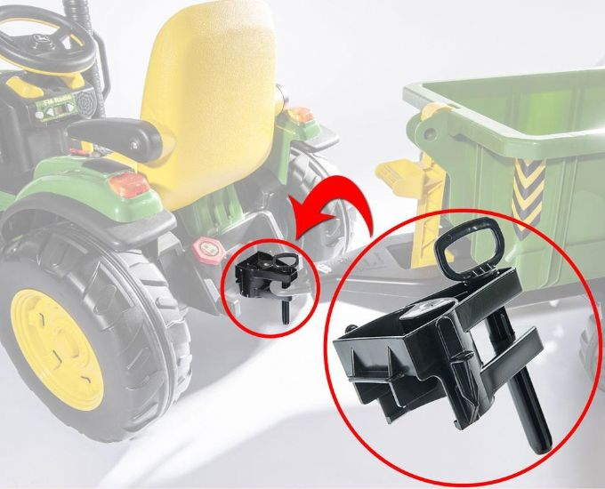Adapter for Rolly Toys Trailer version 2
