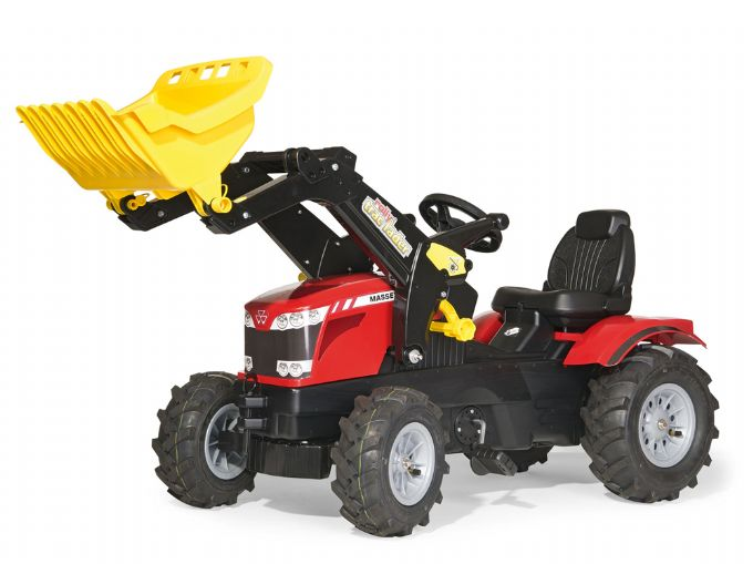 Rolly Toys Pedaltraktor MF 7726 Luft Hjul med frontlæsser