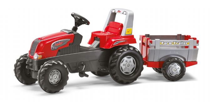 Rolly Junior Traktor m. Farm Trailer Rolly Toys 800261 Kjøretøy
