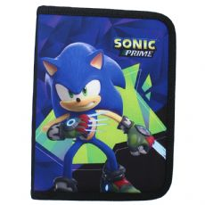 Sonic Prime pencil case with contents