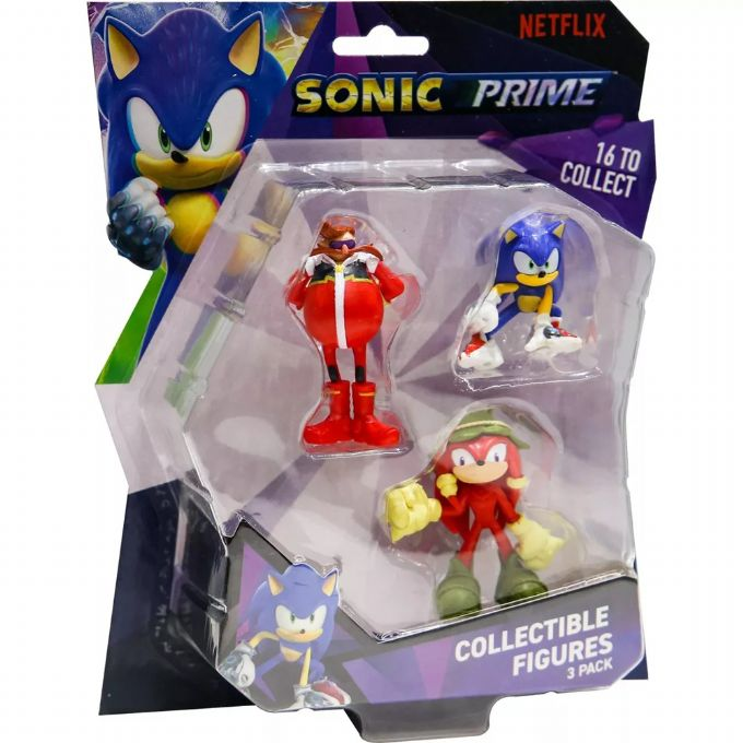 Sonic the Hedgehog Figures 3-pakning version 1