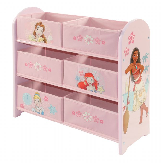 Disney Princess bookcase with 6 baskets version 4