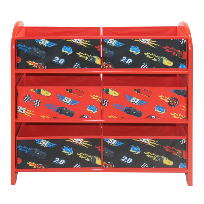 Cars Lightning McQueen bookcase with 6 baskets version 1