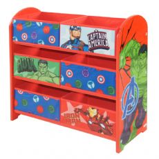 Avengers bookcase with 6 baskets