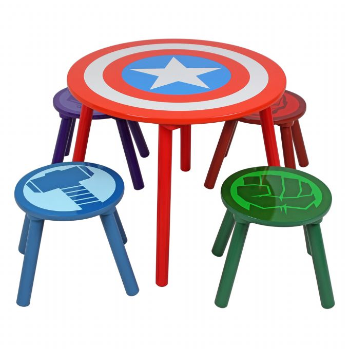 Avengers table and chairs version 5