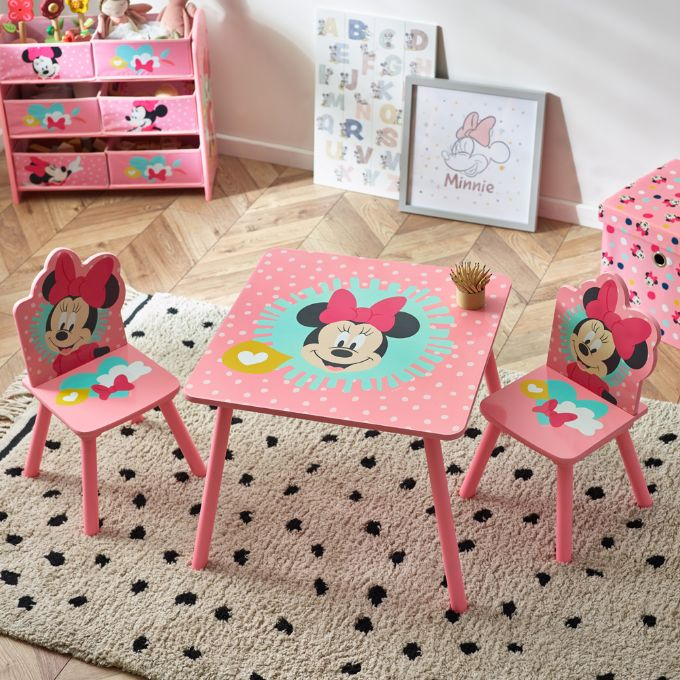 Minnie Mouse bord og stoler version 2